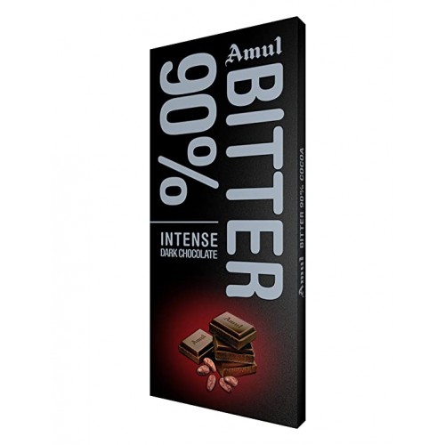 Amul  90% Bitter Dark Chocolate