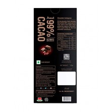 Amul 99% Cacao Chocolate, 125g