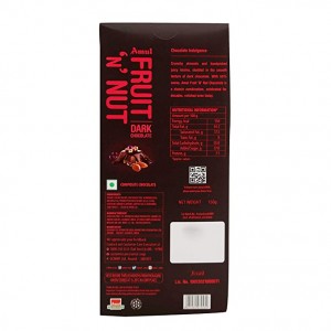 Amul Dark Chocolate Bar Fruit N Nut, 150 g