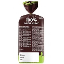 Britannia 100% Whole Wheat Bread, 450 g Pouch