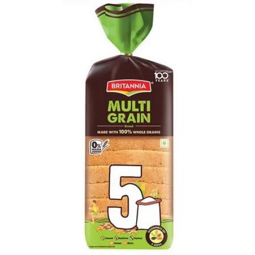 Britannia Multigrain Bread, 400 g Pouch